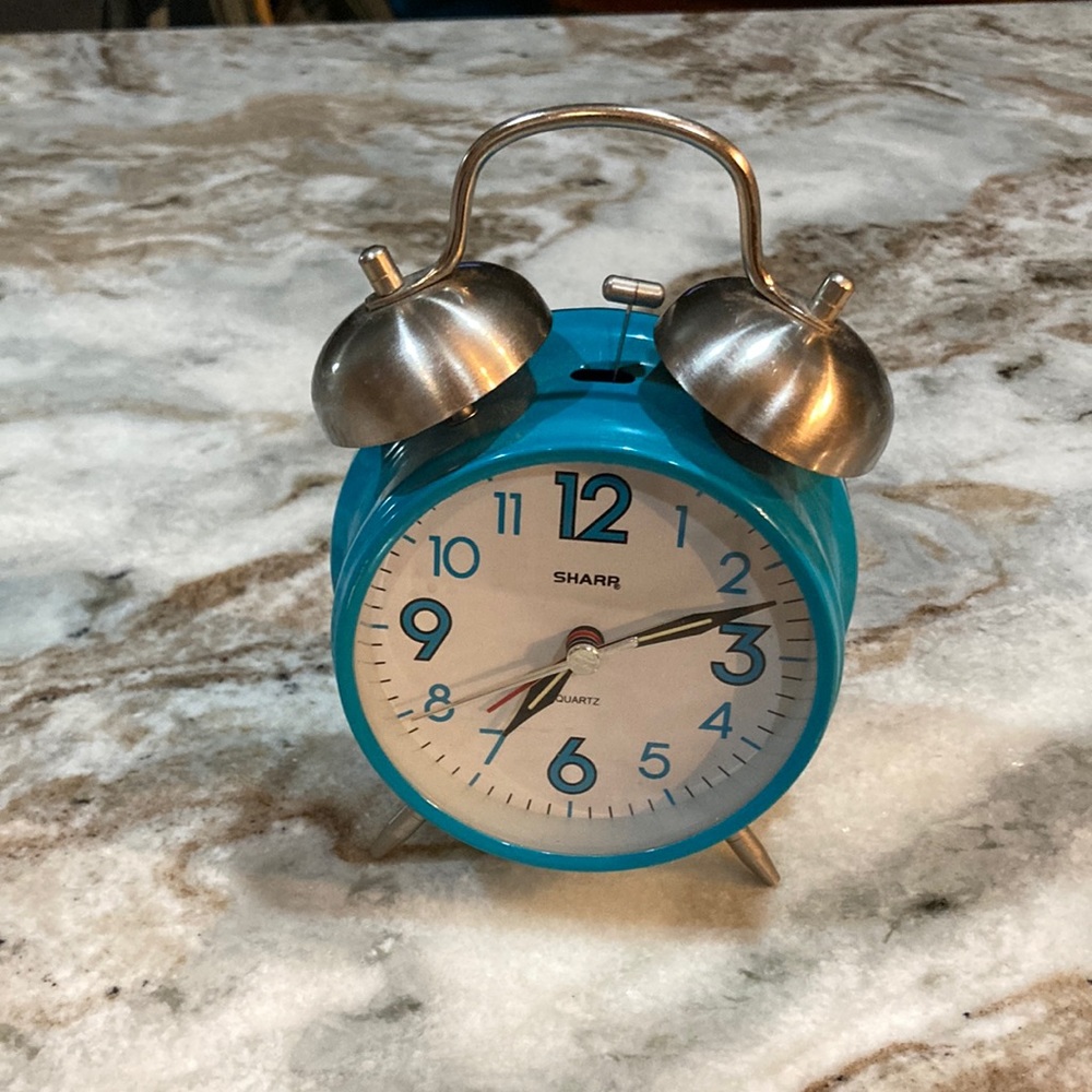 Retro alarm clock